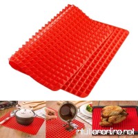 Ahyuan Silicone Healthy Cooking Baking Mat for baking Non-stick Great Mother's Day Gift (Red) - B071SKJFRL